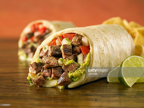 Burrito from Indian-Inspired Food Truck